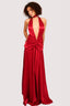 Rouge Aurora Satin Gown
